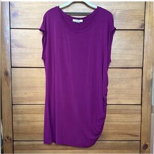 NWT! Sejour Maroon Short Sleeve Top | 2X